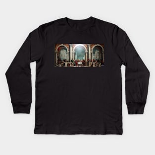 Feast in the House of Levi by Paolo Veronese Kids Long Sleeve T-Shirt